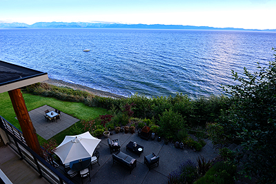 Orveas Bay and the Olympic mountains